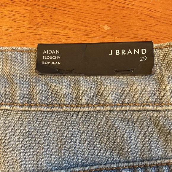J Brand Womens Size 29 Aidan Slouchy Boyfriend Meadow Denim Blue Jeans - Picture 9 of 15